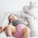 Salteluta cu protectie pentru bebelusi Cuddle Nest Baby BabyDan gri