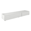 Comoda TV BoConcept Lugano 192x28cm, alb, usi simple