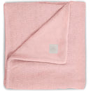 Paturica bebe 2 fete, Soft, 100x150 cm, tricot, fleece, roz corai