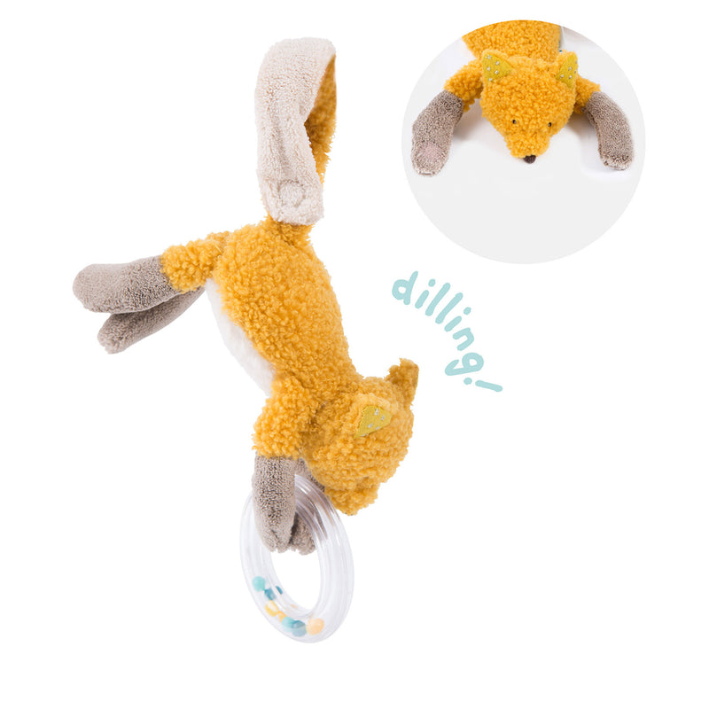 Jucarie interactiva bebelusi Vulpea Chaussette, Moulin Roty