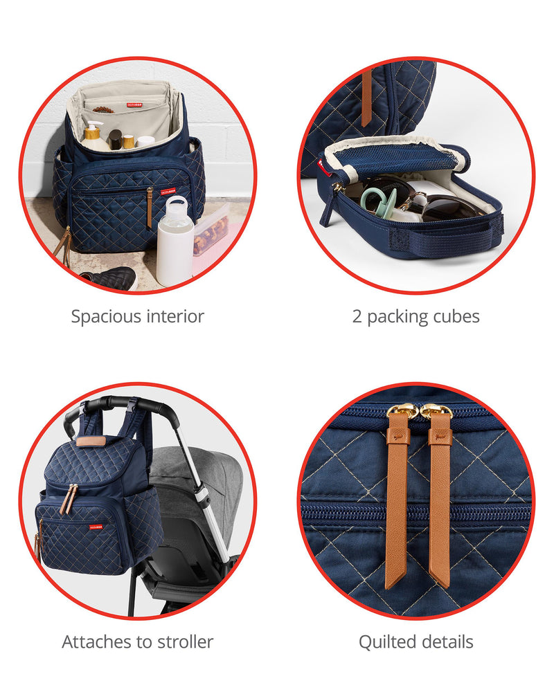 Rucsac pentru scutece Forma Pack & Go, albastru