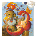 Puzzle 54 piese Cavalerul Vaillant si dragonii