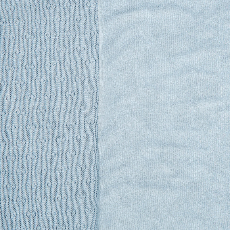 Changing mat cover 50x70cm Soft knit soft blue