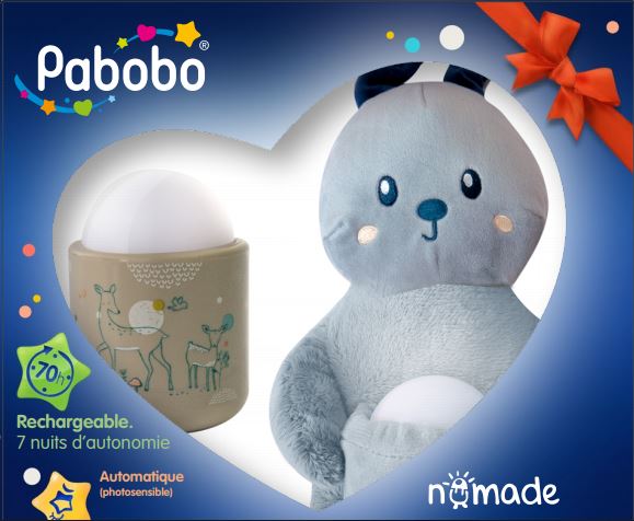 Lampa de veghe Pabobo Nomade giftbox Mimi Bunny