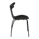 Scaun dining DanForm DOLPHIN, piele, negru, cadru negru