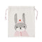 Sac textil cu doua fete, Rose Bunny