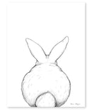 Poster (30x40cm) - BUNNY FROM THE BACK