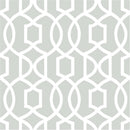 Tapet din vinil cu model geometric Grey Grand Trellis